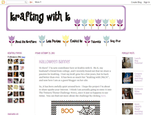 Tablet Screenshot of kraftingwithk.blogspot.com