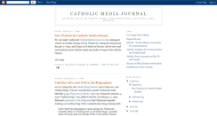 Desktop Screenshot of catholicmediajournal.blogspot.com