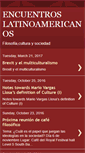 Mobile Screenshot of encuentroslatinoamericanos.blogspot.com