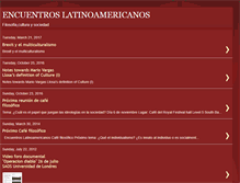 Tablet Screenshot of encuentroslatinoamericanos.blogspot.com