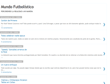 Tablet Screenshot of mundofutbolistico.blogspot.com