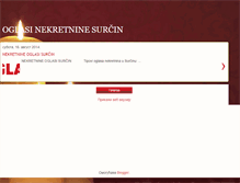 Tablet Screenshot of nekretninesurcin.blogspot.com