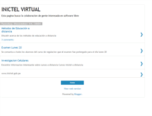 Tablet Screenshot of cursosinictel.blogspot.com