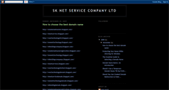 Desktop Screenshot of domainsknetsservice.blogspot.com