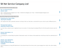 Tablet Screenshot of domainsknetsservice.blogspot.com