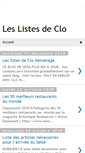 Mobile Screenshot of listesdeclo.blogspot.com