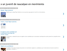 Tablet Screenshot of juvenilenmovimiento.blogspot.com