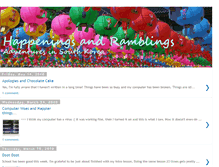 Tablet Screenshot of happeningsandramblings.blogspot.com