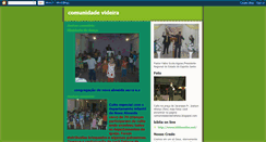 Desktop Screenshot of comunidadevideira.blogspot.com