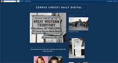 Desktop Screenshot of corpuschristidaily.blogspot.com