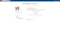 Desktop Screenshot of neighborshouse.blogspot.com