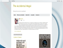 Tablet Screenshot of accidentalmogul.blogspot.com