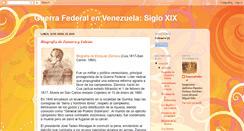 Desktop Screenshot of guerrafederalvenezuela.blogspot.com