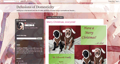 Desktop Screenshot of delusionsofdomesticity.blogspot.com