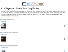 Tablet Screenshot of kayeandjose.blogspot.com