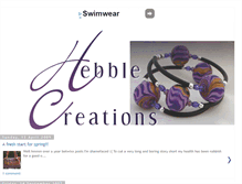 Tablet Screenshot of hebblecreations.blogspot.com