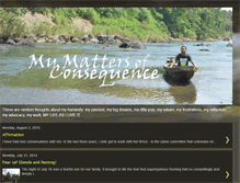 Tablet Screenshot of mymattersofconsequence.blogspot.com