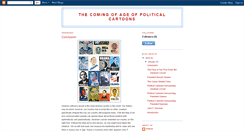 Desktop Screenshot of comingofageofpoliticalcartoon.blogspot.com