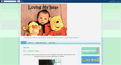 Desktop Screenshot of lovingmybear.blogspot.com