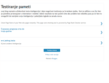 Tablet Screenshot of iq-testinteligencije.blogspot.com