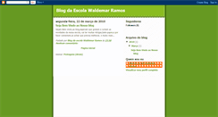 Desktop Screenshot of blogdaescolawaldemarramos.blogspot.com