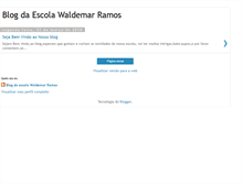 Tablet Screenshot of blogdaescolawaldemarramos.blogspot.com