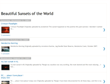 Tablet Screenshot of beautiful-sunsets.blogspot.com