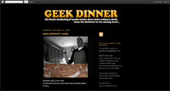Desktop Screenshot of geekdinner.blogspot.com