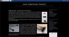 Desktop Screenshot of hacksomethingtonight.blogspot.com