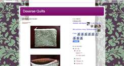 Desktop Screenshot of deseraequilts.blogspot.com
