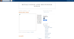 Desktop Screenshot of mitali-bhupinder.blogspot.com