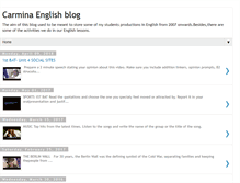 Tablet Screenshot of carminaenglishblog.blogspot.com