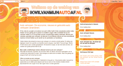 Desktop Screenshot of ikwilvanmijnautoaf.blogspot.com