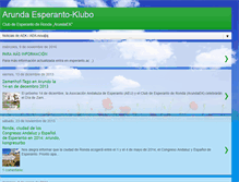 Tablet Screenshot of esperantoarunda.blogspot.com