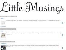 Tablet Screenshot of little--musings.blogspot.com