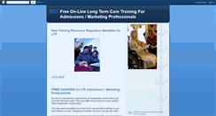 Desktop Screenshot of ltc-admissions-training.blogspot.com