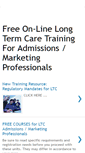 Mobile Screenshot of ltc-admissions-training.blogspot.com