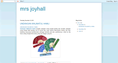 Desktop Screenshot of mrsjoyhall.blogspot.com