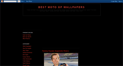 Desktop Screenshot of best-motogp-wallpaper.blogspot.com