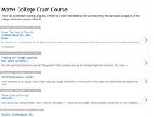 Tablet Screenshot of momscollegecramcourse.blogspot.com