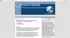 Desktop Screenshot of ecosdelarealidad.blogspot.com
