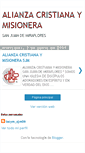 Mobile Screenshot of alianzacristianaymisionera-sjm.blogspot.com
