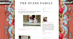 Desktop Screenshot of crazyevansfamily.blogspot.com