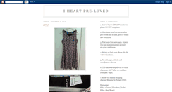 Desktop Screenshot of iheartpre-loved.blogspot.com