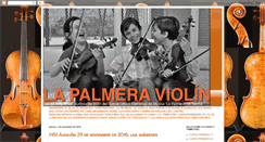 Desktop Screenshot of lapalmeraviolin.blogspot.com