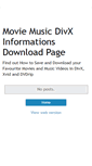 Mobile Screenshot of divx-videos.blogspot.com