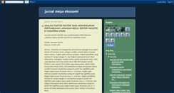 Desktop Screenshot of jurnalmepaekonomi.blogspot.com