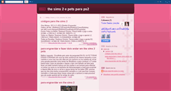 Desktop Screenshot of dicasparathesims2.blogspot.com