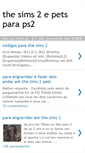 Mobile Screenshot of dicasparathesims2.blogspot.com