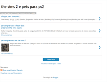 Tablet Screenshot of dicasparathesims2.blogspot.com